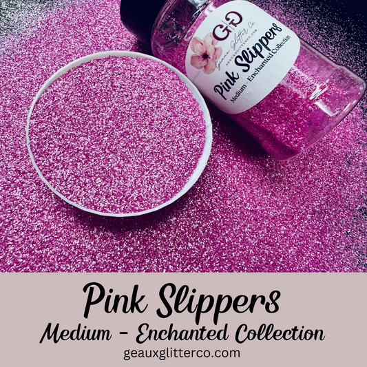 Pink Slippers Medium - Enchanted Collection