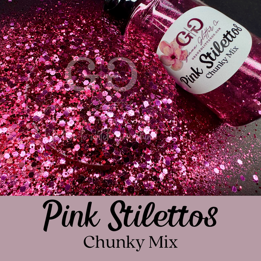 Pink Stilettos Chunky Mix