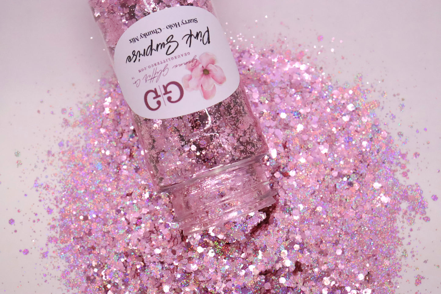 Pink Surprise Chunky Mix - Starry Holographic