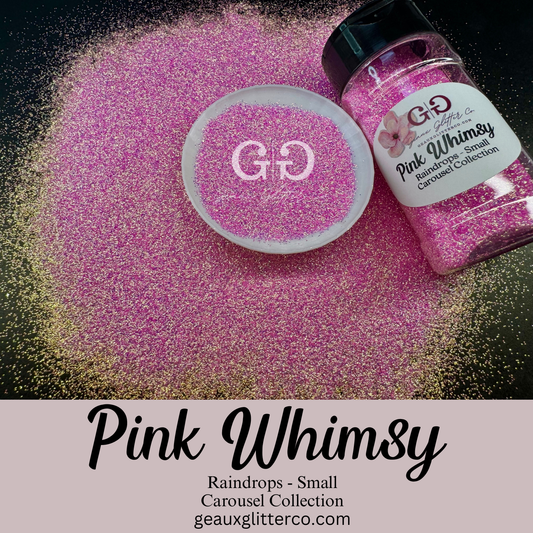 Pink Whimsy Raindrops Small