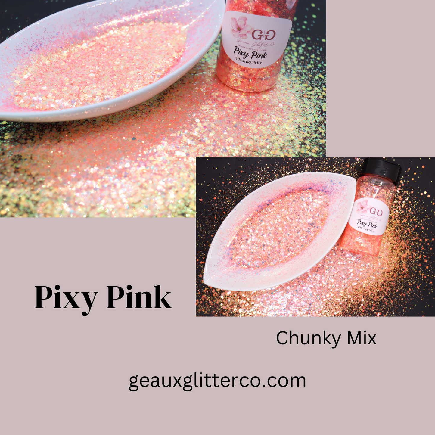 Pixy Pink Chunky Mix