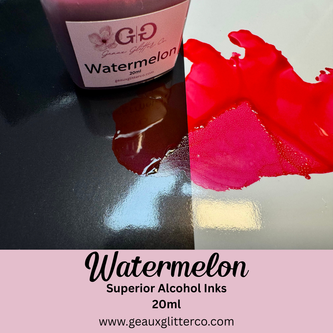 Watermelon Alcohol Ink - 20ml – Geaux Glitter Co.