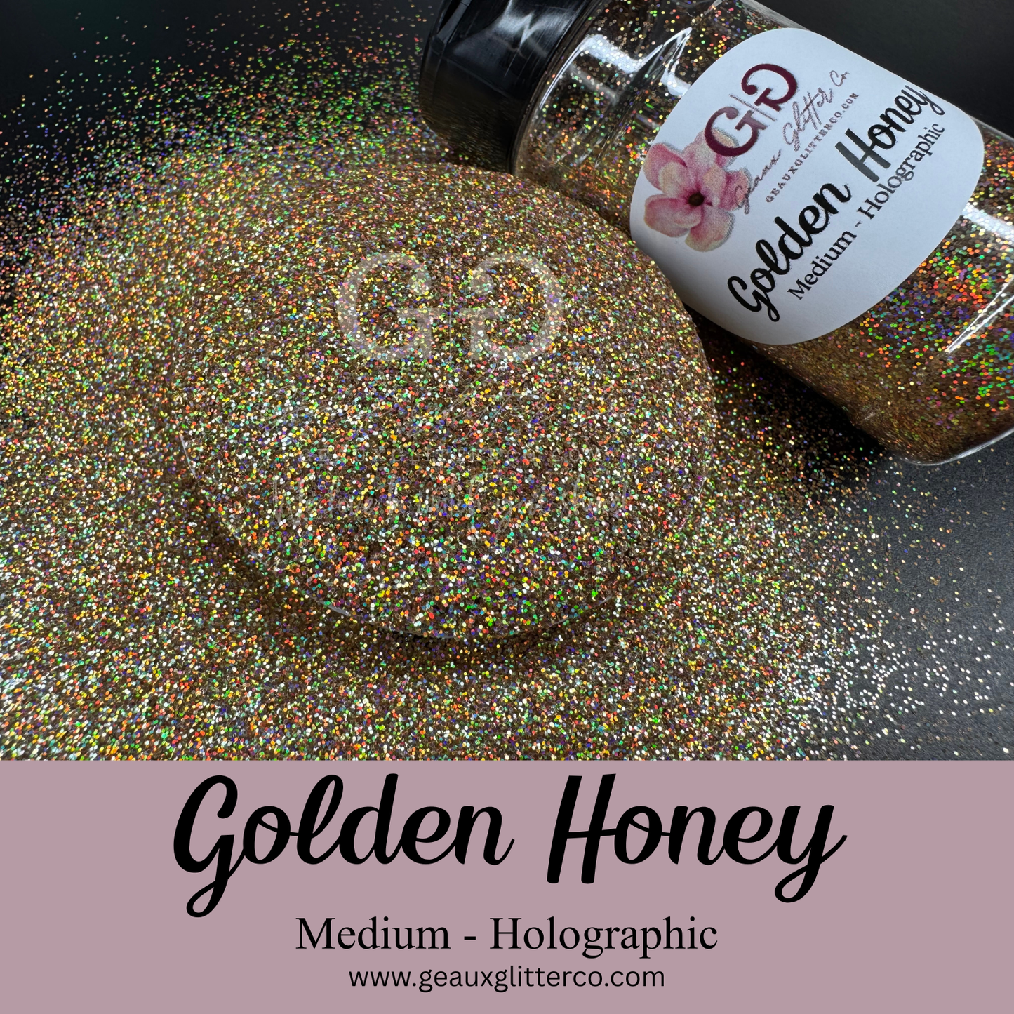 Golden Honey Medium - Holographic