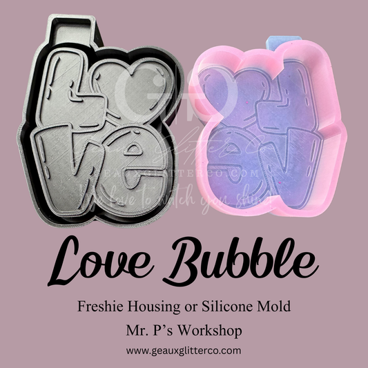 Love Bubble Freshie Housing or Silicone Mold