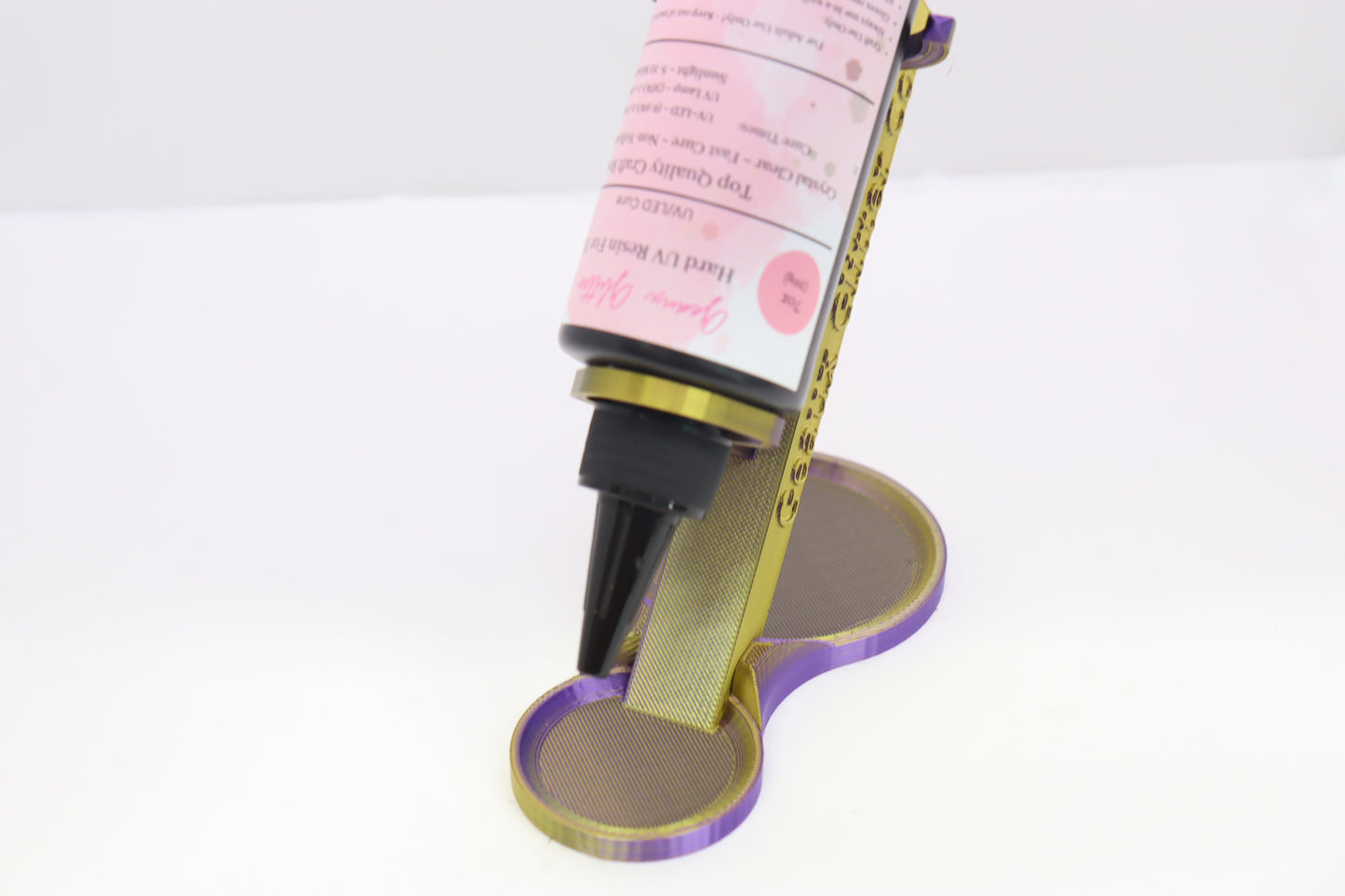 Purple and Gold GG Glue Holder