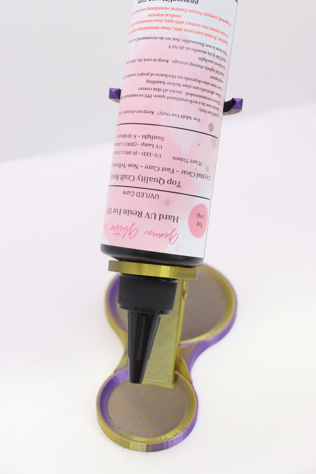 Purple and Gold GG Glue Holder