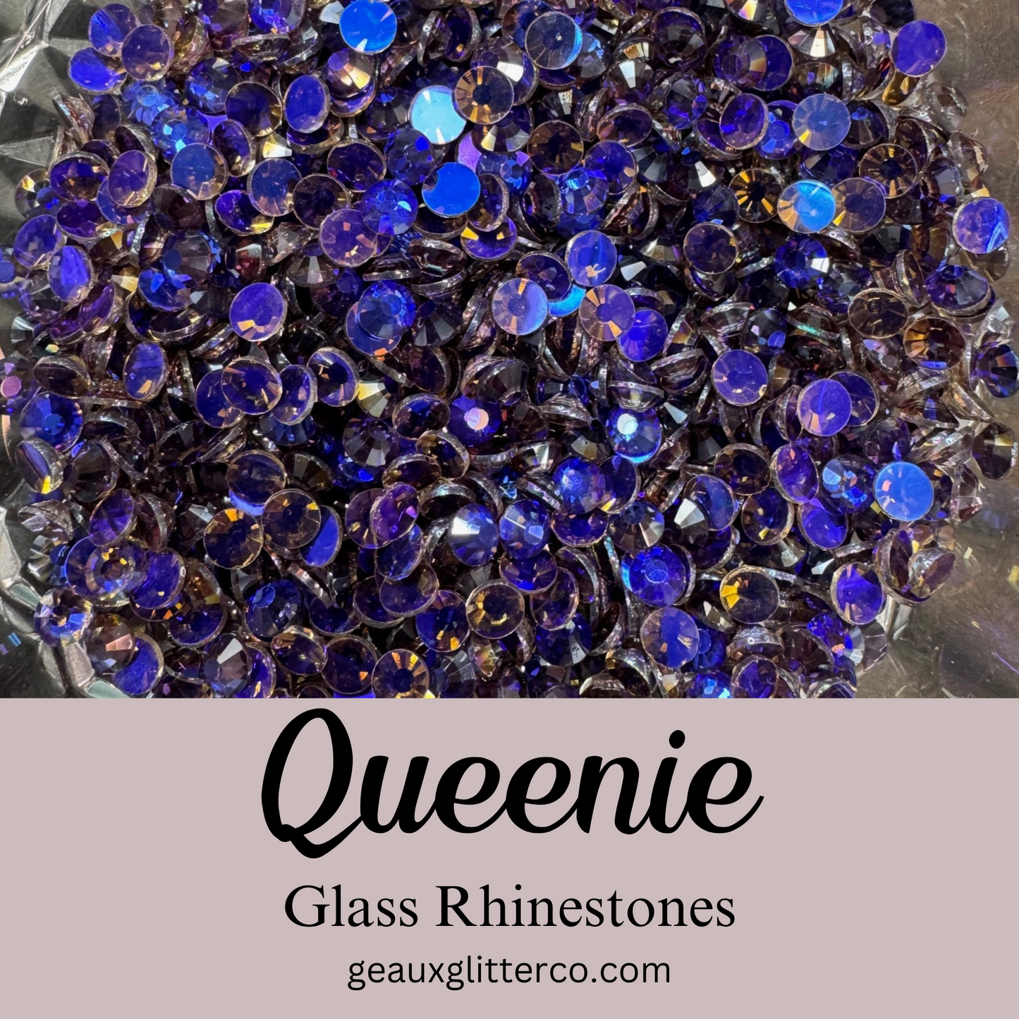 Queenie Glass Rhinestones