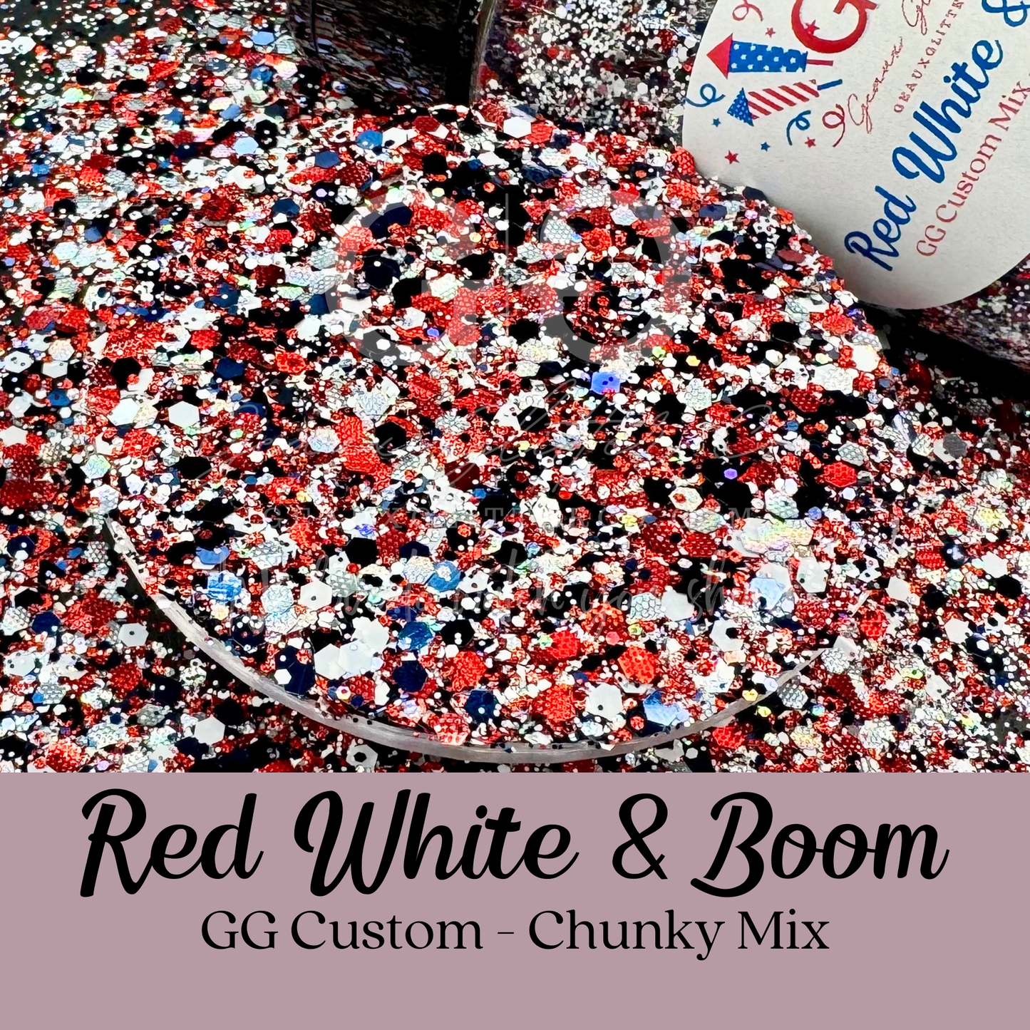 Red White & Boom - GG Custom - Chunky Mix