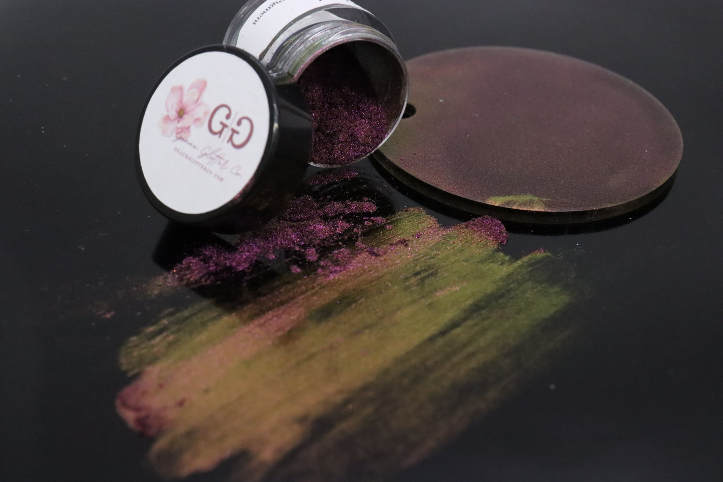 Rose' - 2 Grams Super Chameleon Holographic Chrome Pigment