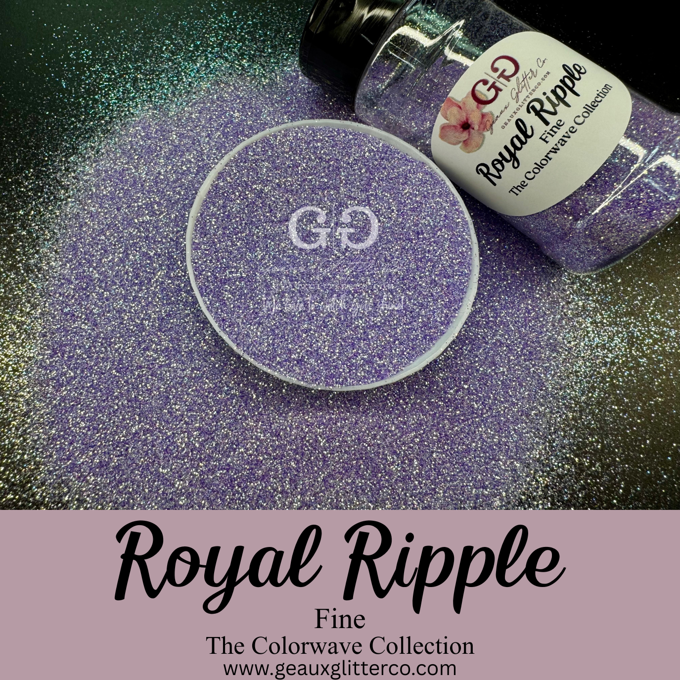 Royal Ripple - Fine - The Colorwave Collection – Geaux Glitter Co.