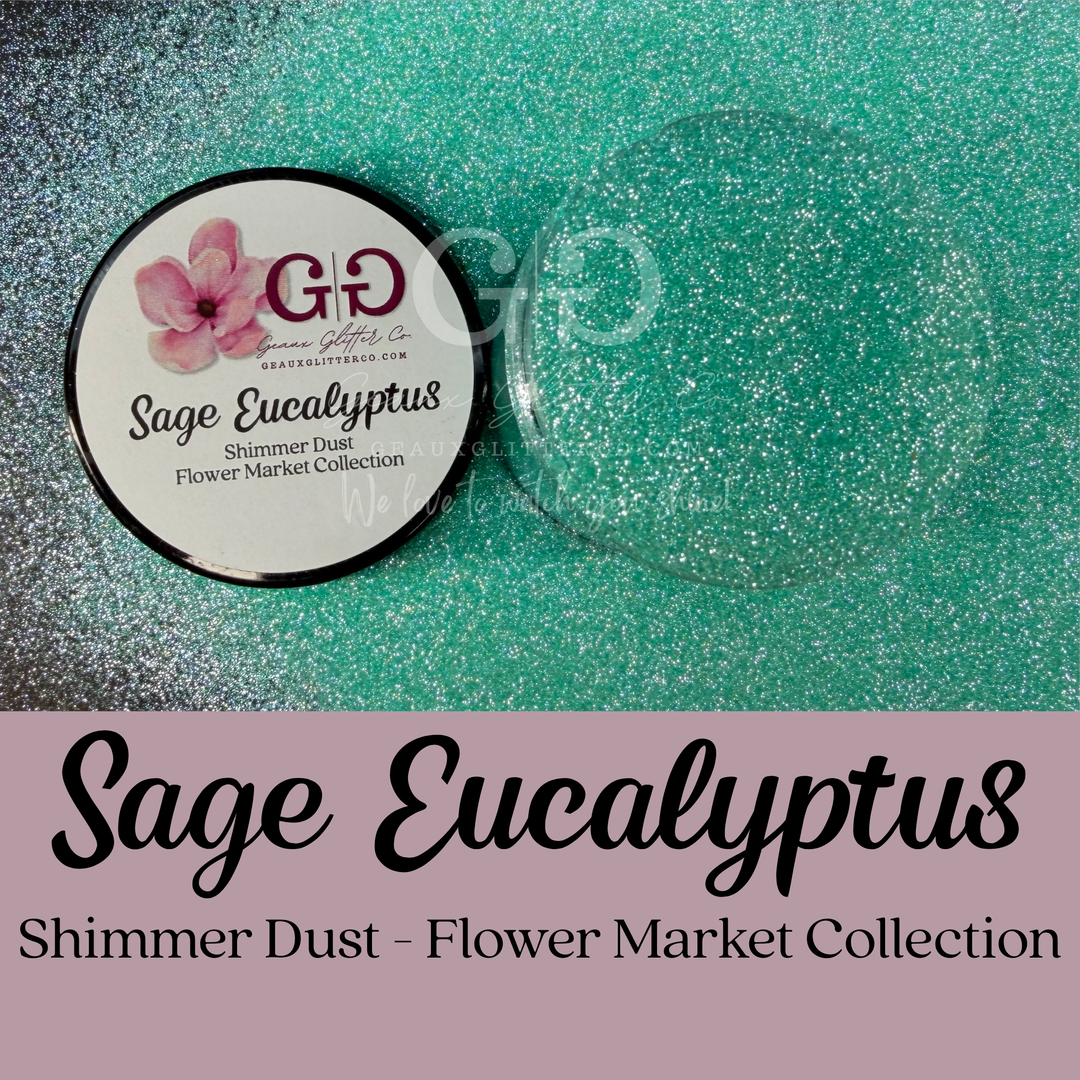 Sage Eucalyptus Shimmer Dust - Flower Market Collection