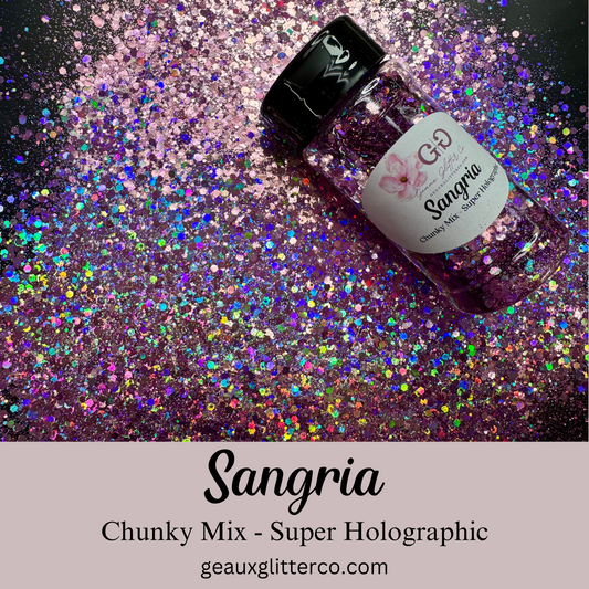 Sangria Super Holographic Chunky Mix