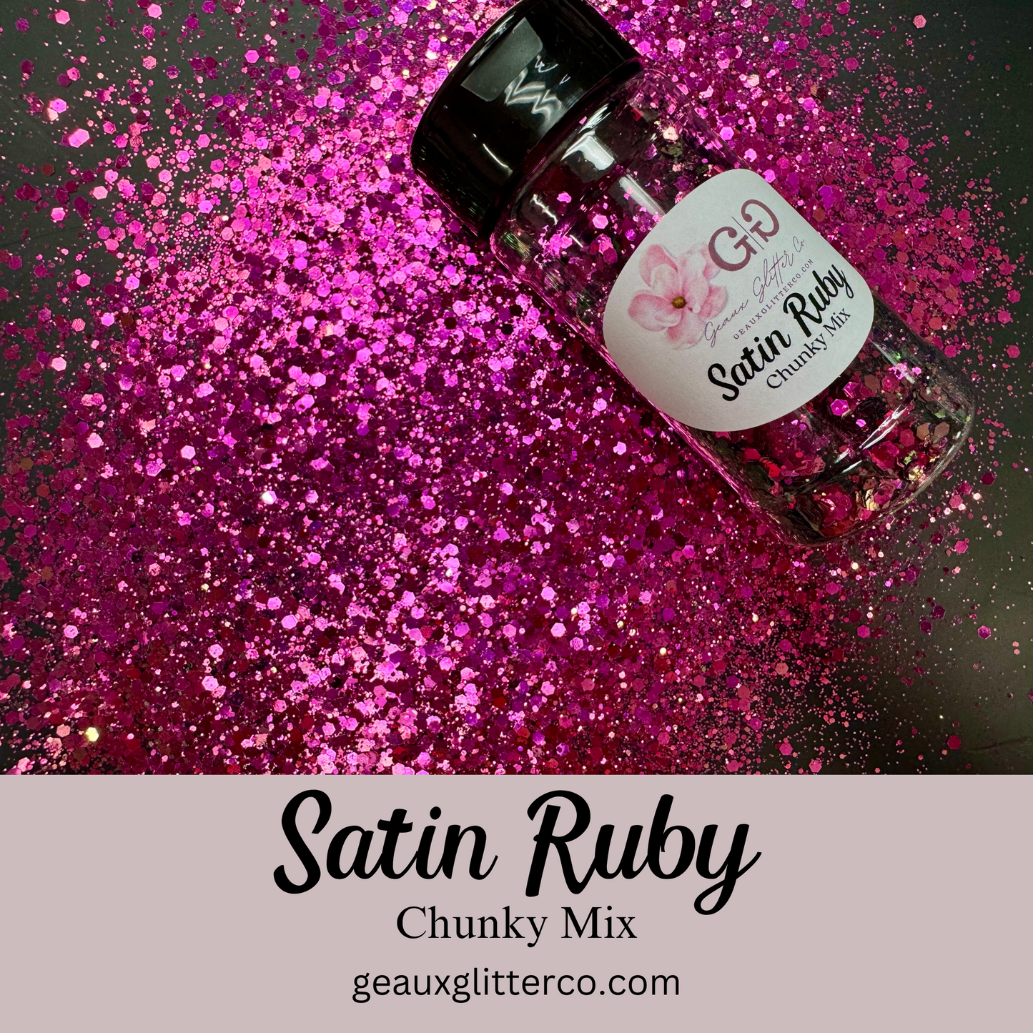 Satin Ruby Chunky Mix