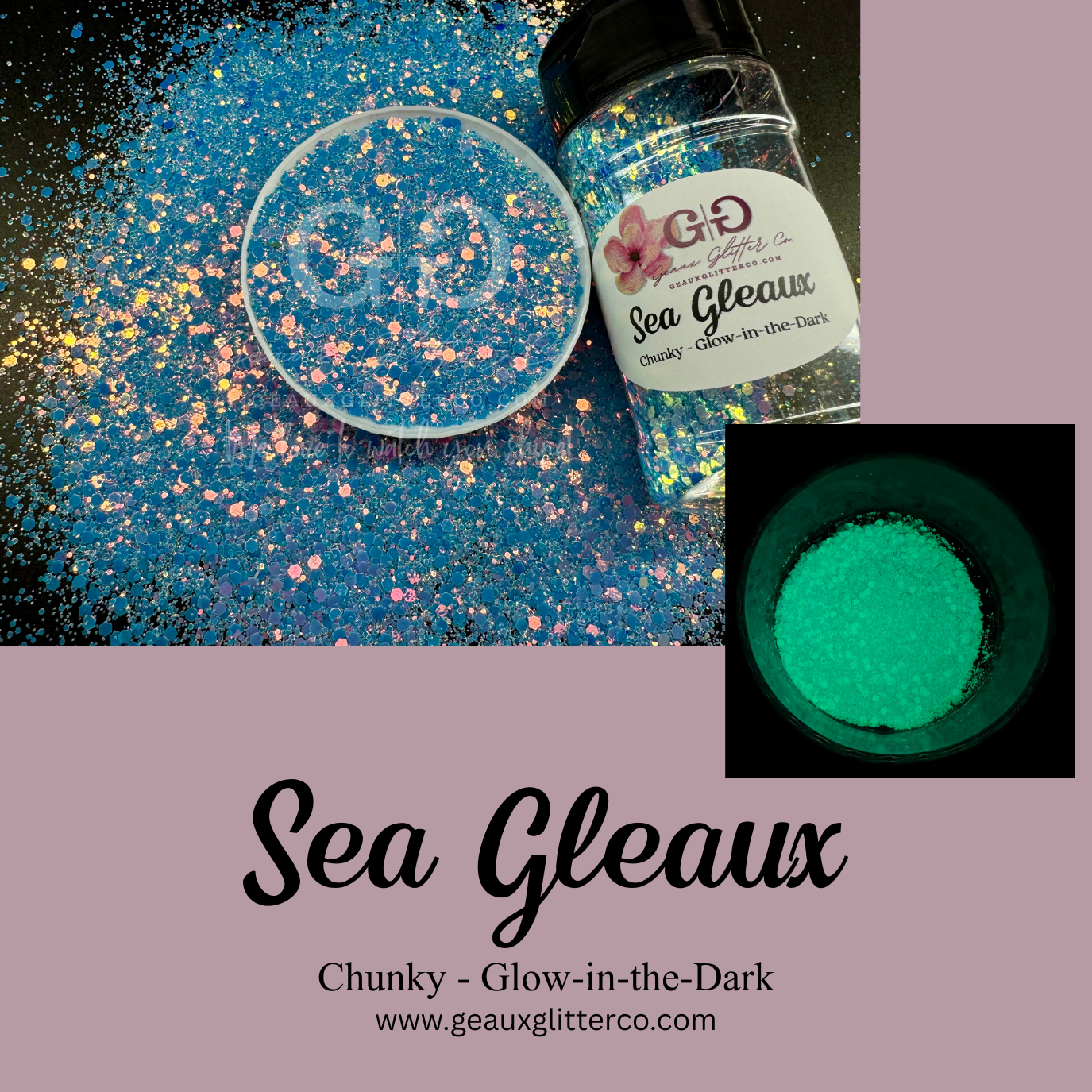 Sea Gleaux - Chunky - Glow-in-the-Dark