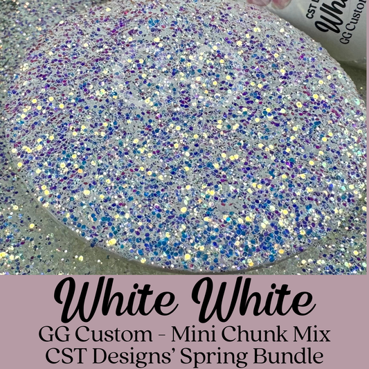 White White - CST Designs Custom - Mini Chunk Mix