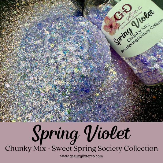 Spring Violet - Chunky Mix - Sweet Spring Society Collection