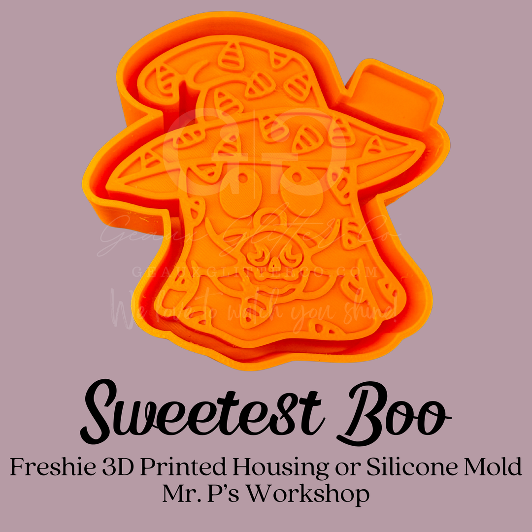 Sweetest Boo Freshie 3D Printed Mold Housing or Silicone Mold