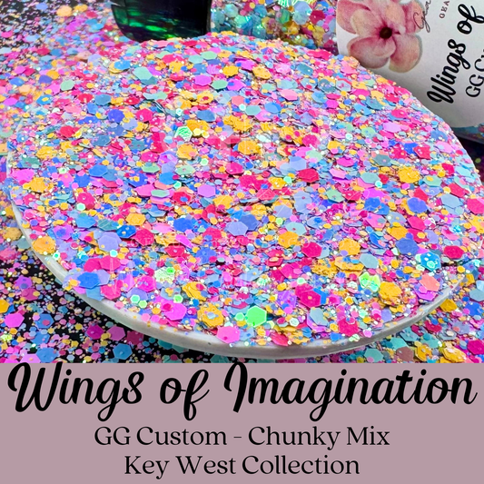 Wings of Imagination - GG Custom - Chunky Mix - Key West Collection