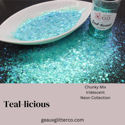 Teal-licious Chunky Mix