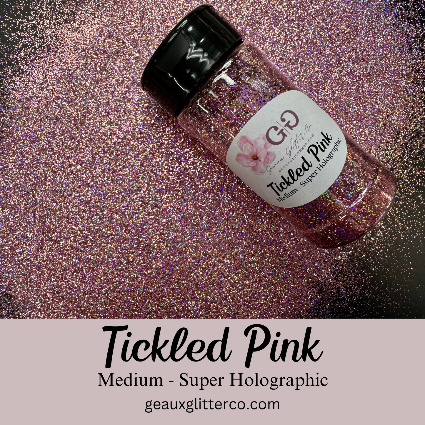 Tickled Pink Medium - Super Holographic