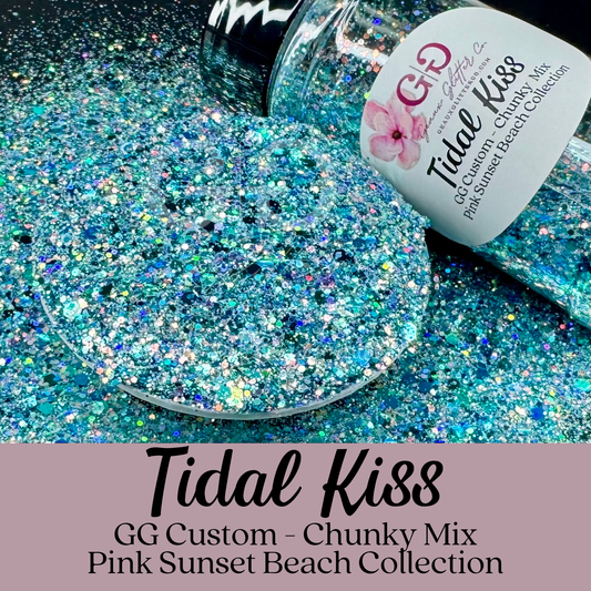 Tidal Kiss - GG Custom - Chunky Mix - Pink Sunset Beach Collection