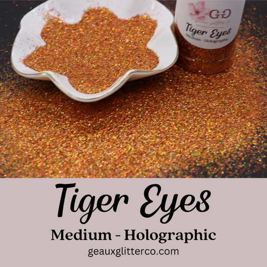 Tiger Eyes - Medium - Holographic
