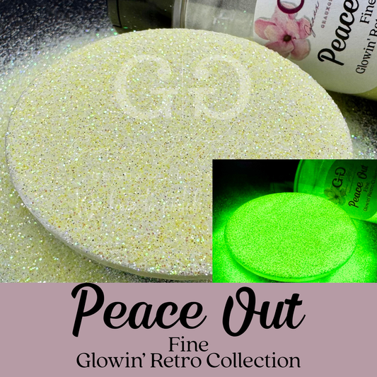 Peace Out Fine - Glow in the Dark