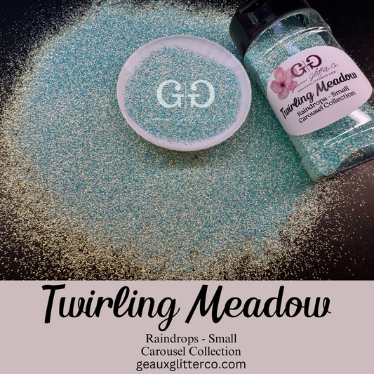 Twirling Meadow Raindrops Small