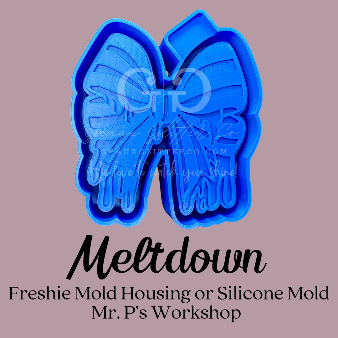 Meltdown Freshie 3D Printed Mold Housing or Silicone Mold