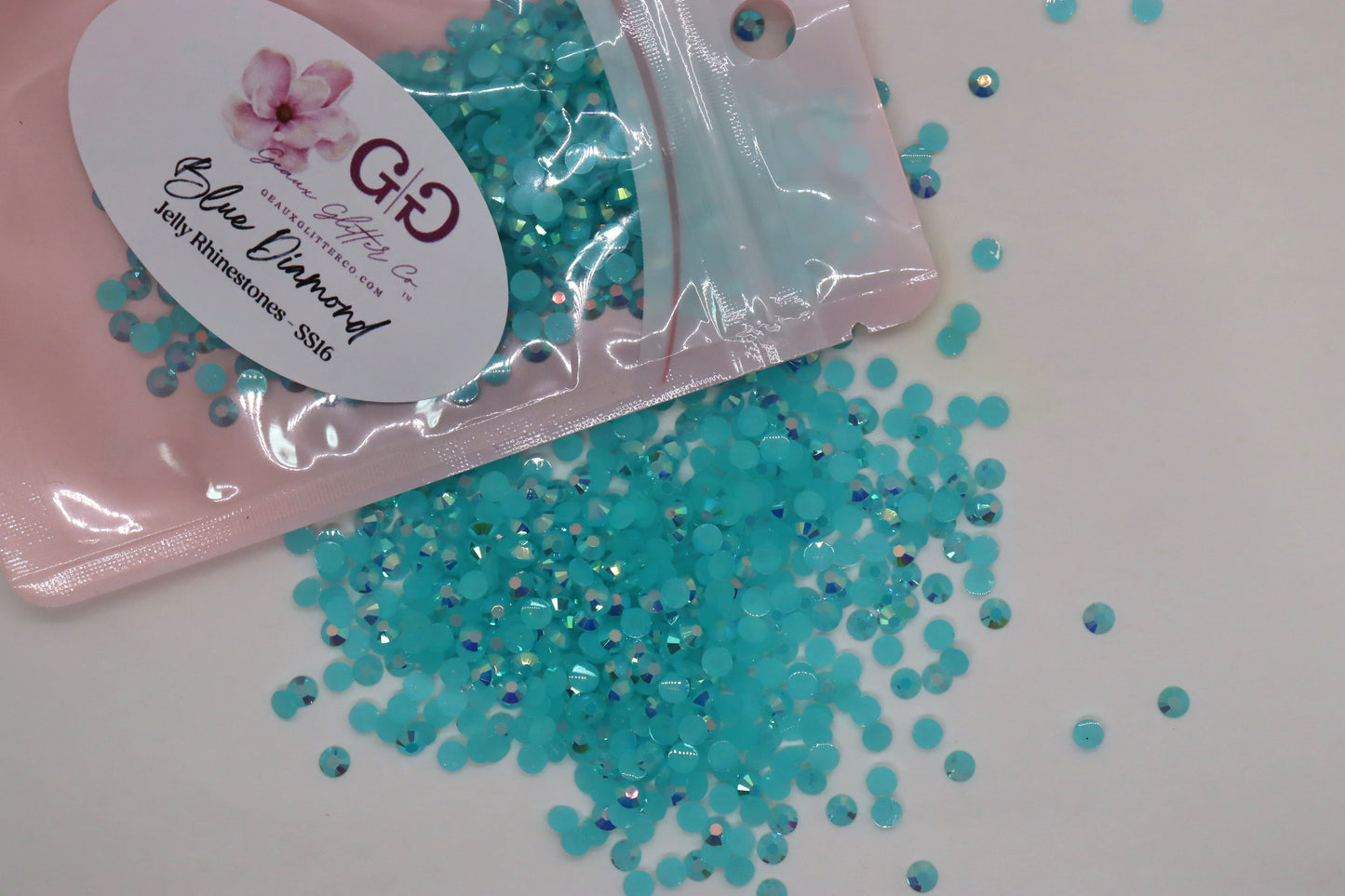 Blue Diamonds Jelly Rhinestones (Approx. 2880 stones per bag)
