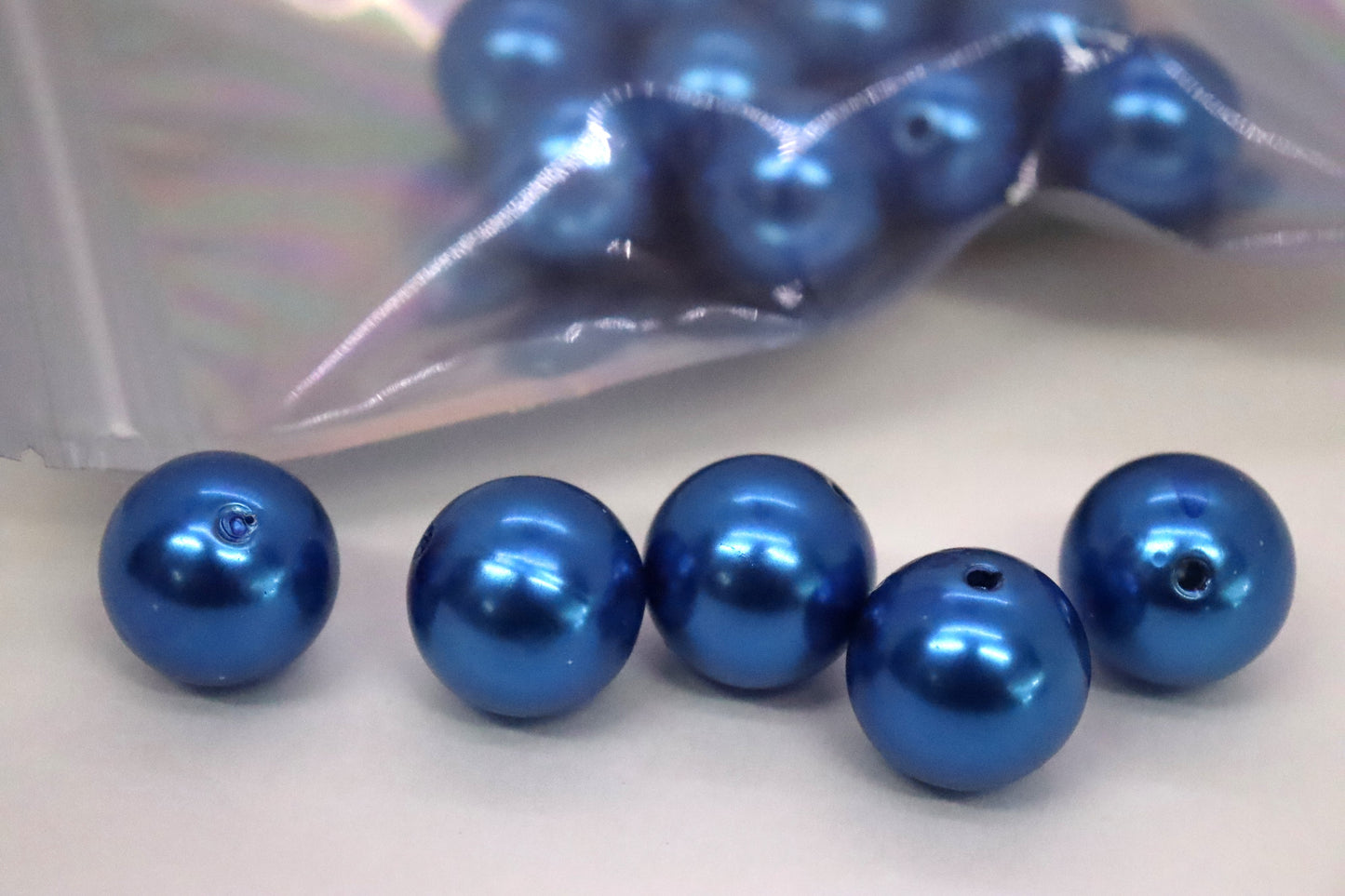 Royal Blue Beads for Pens